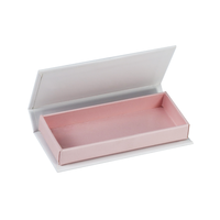 Faux cils à bande complète avec boîte d'emballage avec logo personnalisé Boîte d'emballage pour cils personnalisée