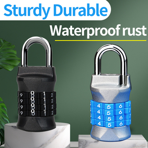 ASACK 1-1/2 pulg. Juego de Zinc ancho con su propia combinación, candado con 5/16 pulg. Grillete largo - Product Image 3