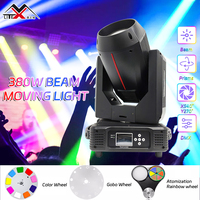 Nouveau design Kinetic LED Stage Lights RGBW 380W pour faisceau de tête mobile pour les fêtes DJ et les parcs à thème DMX512 17R