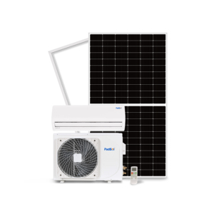 Climatiseur hybride split 12000/18000 BTU 2HP 100% solaire à batterie, refroidissement/chauffage, télécommande, garantie 5 ans FD-ON - Product Image 2