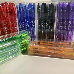 <span class=keywords><strong>Stylo</strong></span> gel effaçable magique noir bleu rouge vert de haute qualité en plastique pour l'école et le bureau, vente chaude, <span class=keywords><strong>avec</strong></span> logo personnalisé - Product Image 1