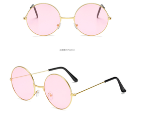 <span class=keywords><strong>แว่น</strong></span>กันแดดทรงกลมสำหรับผู้หญิงแว่นกันแดดทรงกลมกรอบโลหะ <span class=keywords><strong>John</strong></span> Lennnon สำหรับผู้หญิง - Product Image 4