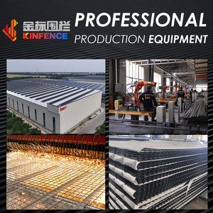 <span class=keywords><strong>Panneau</strong></span> de clôture en fil soudé galvanisé 656 pour périmètre d'usine, clôture à double fil - Product Image 3