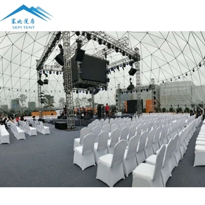 Oferta Especial: Carpa Domo Geodésica Grande de 15M 20M para Campamento, Eventos de Lujo al Aire Libre, Fiestas y Bodas, con Plataforma de Madera, para 100 a 500 Personas - Product Image 3