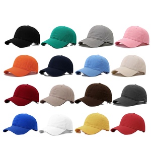 Casquette de baseball réglable 6 panneaux en coton pur doux pour l'extérieur Halo BBC26009 Printemps/Été avec logo personnalisé sur le panneau avant et boucle métallique - Product Image 1