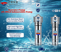 Pompe à eau de mer en acier inoxydable résistant à la corrosion, pompe immergée, pompe submersible, haute pression, haut débit, 4KW