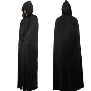 Capa Negra con Capucha para Adultos de MS Halloween, Capa Larga de Mago, Vampiro o Muerte para Cosplay, Fiestas y Actuaciones en Escenario - Product Image 6