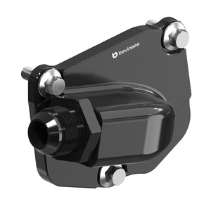 Bevinsee AN10 <span class=keywords><strong>Turbo</strong></span> Black K Series Cadena de retorno de aceite Drenajes Catch Can Cadena de distribución Cubierta de placa tensora para <span class=keywords><strong>Honda</strong></span> K20 <span class=keywords><strong>K24</strong></span> - Product Image 1