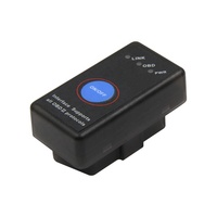 Mini Escáner Inalámbrico OBD2 ELM327 V1.5 con Chip PIC18F25K80 y Botón de Encendido, Compatible con Todos los Protocolos OBD II
