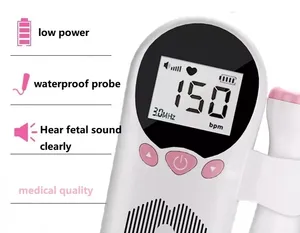 510k Portable ultrasons bébé fréquence cardiaque Machine <span class=keywords><strong>Doppler</strong></span> fœtal bébé rythme cardiaque moniteur <span class=keywords><strong>Doppler</strong></span> fœtal - Product Image 4