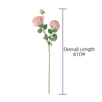 MW51010 Fleur de Soie Artificielle Pivoine Western Rose Unique Floral Home Decor Salon Chambre Jardin Fête Décoration de Mariage