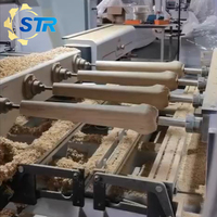Centre d'usinage CNC haute vitesse 5 axes pour profilage et façonnage, avec espacement de 300 outils, pour la fabrication de pieds de meubles en bois à 360°