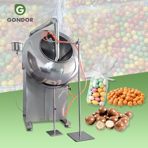 Mini Small Dates Peanut Sugar Chocolate Food Nut Drum Coated <b>Candy</b> Film Coating Pan <b>Machine</b> for Sale - Product Image 1