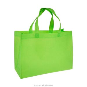 Bolsas de Compras Blancas y Azules de Tela No Tejida, Bolsas de Supermercado con Asas, Bolsas para Ropa - Product Image 4