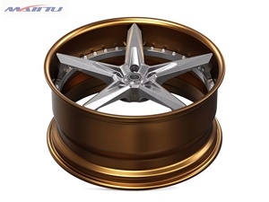 Nouvelle jante en fibre de carbone forgée de luxe haute performance, design concave noir 20 mm ET pour voitures particulières - Product Image 3
