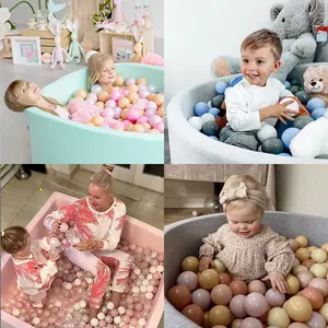 The Factory Directly Produces Low Price White Clean Ball Pool Pit Can Be Customized For Girls Indoor Toys Children With 200 Foam
