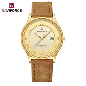 นาฬิกาควอตซ์ NAVIFORCE 9290 ของแท้จากโรงงาน สายหนังแท้ เข็มเรืองแสง นาฬิกาควอตซ์บางเฉียบ สำหรับผู้ชาย - Product Image 2