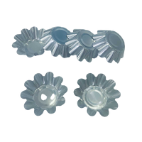 Conteneur rond en aluminium avec couvercle en aluminium, qualité alimentaire, résistant au four, écologique, pour tartelettes aux œufs, pâtisserie, dessert