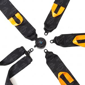 WZSEAHI ユニバーサル JDM 3インチ 6点式カムロック式シートベルト ポリエステル製クイックリリース レーシング安全ハーネス - Product Image 2