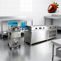 Nouvelle machine à enrober de chocolat PAPA pour beignets, noix, fruits, légumes, capacité de 8 à 60 kg, 220 V, haute sécurité, garantie 1 an