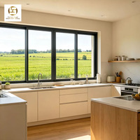 Solución Personalizada de Ventanas de Aluminio con Doble Acristalamiento NFRC AS2047 para Proyectos de Viviendas, Ventanas Corredizas Herméticas