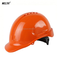Helm Keselamatan Kerja Wejump Manufacturer CE ANSI Industri dengan Cangkang ABS/PC, Lubang Ventilasi, Tali Dagu, untuk Teknisi Listrik dan Insinyur