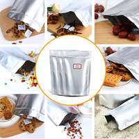 Pochette debout de haute qualité déchirure encoche fermeture éclair étanche à l'humidité emballage alimentaire en aluminium pour croustilles avec impression par gravure