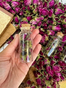 Mini-bouteilles en verre pour bourgeons de roses, pour herbes et fleurs, esthétique <span class=keywords><strong>botanique</strong></span> victorienne, décoration sorcière, couleur personnalisée pour la fête des Mères et Noël - Product Image 2