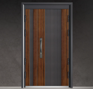 Puerta de Entrada de Alta Gama en Madera Sólida y Acero con Características Antirrobo, Insonorizadas e Ignífugas, Diseño Moderno para Villas, Apartamentos y Hoteles - Product Image 2