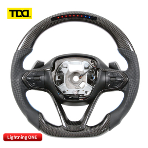 Volante deportivo TDD LED de fibra de carbono para BMW i8, volante personalizado de fibra de carbono genuina - Product Image 5