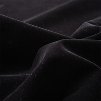 Tissu de vêtement Textile de maison tissu de velours floqué en velours confortable avec support en Polyester