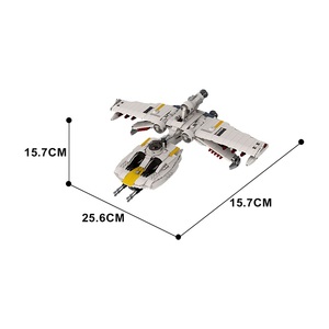 Funbuild yıldız blok oyuncaklar Model savaşları MOC-181275 k-kanat saldırı Starfighter yapı blok oyuncaklar - Product Image 5
