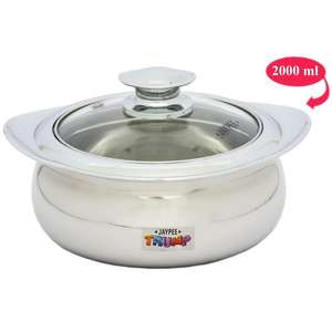 Casserole en acier inoxydable avec couvercle, écologique, diamètre 20 cm - Product Image 3