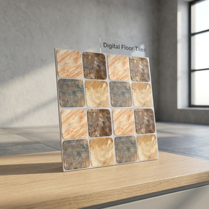 Carreaux de sol en céramique numérique émaillée moderne de style marocain 300x300mm pour intérieur - Product Image 1