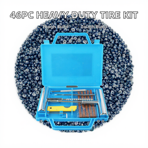 Kit de Reparación de Neumáticos de Alta Resistencia de 46 Piezas, Herramienta Manual con Kit Universal de Tapones y Parches para Autos y Camiones - Product Image 2