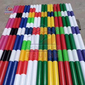 Polos de salto de caballo, accesorios equinos, 3mL, mástil de plástico de un solo color para show jump, sin madera con relleno - Product Image 5