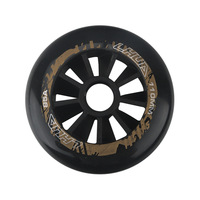 Chaussures de patinage à roulettes professionnelles à grandes roues 90mm/100mm/110mm, résistantes à l'usure, silencieuses, en PU, à une seule rangée pour adultes