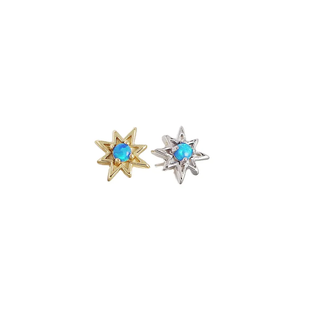 Boucles d'oreilles pendantes de luxe en <span class=keywords><strong>argent</strong></span> S925, bijoux pour femmes, étoile
