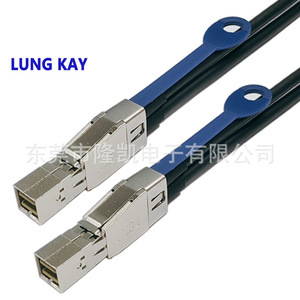Câble adaptateur Lung Kay Sff 8644 à 8644 24 Gbit/s Sas pour les périphériques de stockage de serveur - Product Image 1