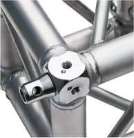 Bloque de Esquina Portátil de Aleación de Aluminio para Estructura de Celosía de 290x290mm, para Escenario Modular con Celosía de Espiga, Resistente, Capacidad de Carga de 500kg 3