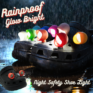إكسسوارات أحذية مضيئة بتقنية LED مقاومة للماء متعددة الألوان للارتداء الليلي والمطر والأنشطة الخارجية - Product Image 1