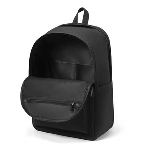 Sac à dos simple et tendance pour homme, grande capacité, sac d'école décontracté, nouveau style tendance, imperméable et doublure en polyester - Product Image 2