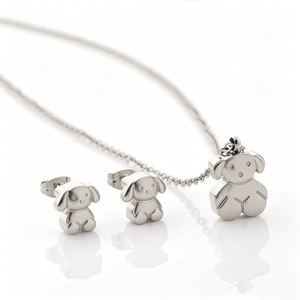 Solicite el Catálogo: Joyería Española, <span class=keywords><strong>Conjunto</strong></span> de Aretes y Collar con Diseño de Oso, Joyería para <span class=keywords><strong>Mujer</strong></span>, Joyería de Alta Calidad, Joyería con Diseño de Animales en Oro - Product Image 2