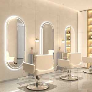<span class=keywords><strong>Espejo</strong></span> de Pared Moderno de Gran Venta <span class=keywords><strong>para</strong></span> Barbería <span class=keywords><strong>con</strong></span> <span class=keywords><strong>Luces</strong></span> <span class=keywords><strong>LED</strong></span>, Mueble de Salón de Belleza, Equipo de <span class=keywords><strong>Peluquería</strong></span> de Aluminio - Product Image 3