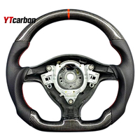 YTcarbon pour Golf MK4 GTI Bora Passat B5 R32 Jetta Pièces automobiles Accessoires intérieurs de voiture Volant en cuir personnalisé