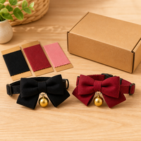 Collier personnalisé pour animaux de compagnie avec clochette dorée pour chats et chiens, boucle réglable, polyester durable, tailles S/M/L