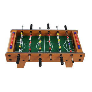 Grosir Meja Sepak Bola Meja Tangan Mini Foosball Kayu Dalam Ruangan Anak-anak Permainan Sepak Bola Meja