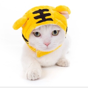 Lindo Animal en forma <span class=keywords><strong>de</strong></span> gato sombrero disfraz suave felpa perro sombrero <span class=keywords><strong>gorra</strong></span> con orejas divertido mascota fiesta sombrero para perro pequeño cachorro gatito - Product Image 3