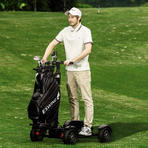 Scooter Eléctrico de Golf con Batería de Litio de 48V 20Ah, Motor sin Escobillas, Largo Alcance, Llantas Anchas, Marco Plegable de Aleación de Aluminio - Product Image 4