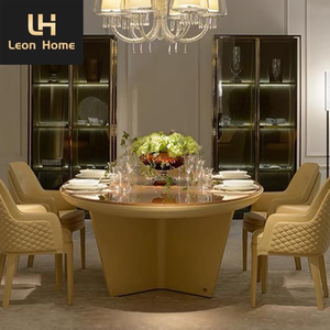 OEM tùy chỉnh kích thước và màu sắc sang trọng bàn ăn đặt bàn ăn hiện đại với 8 chỗ ngồi - Product Image 2